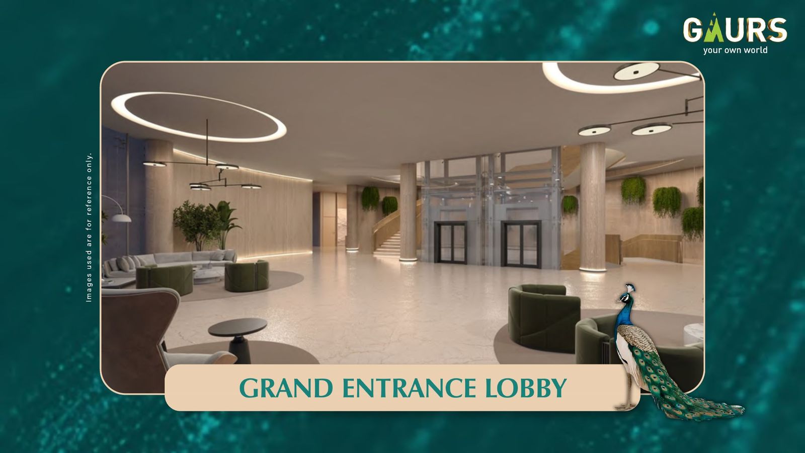 Gaur Plume Grand Entrance Lobby — developer brochure render